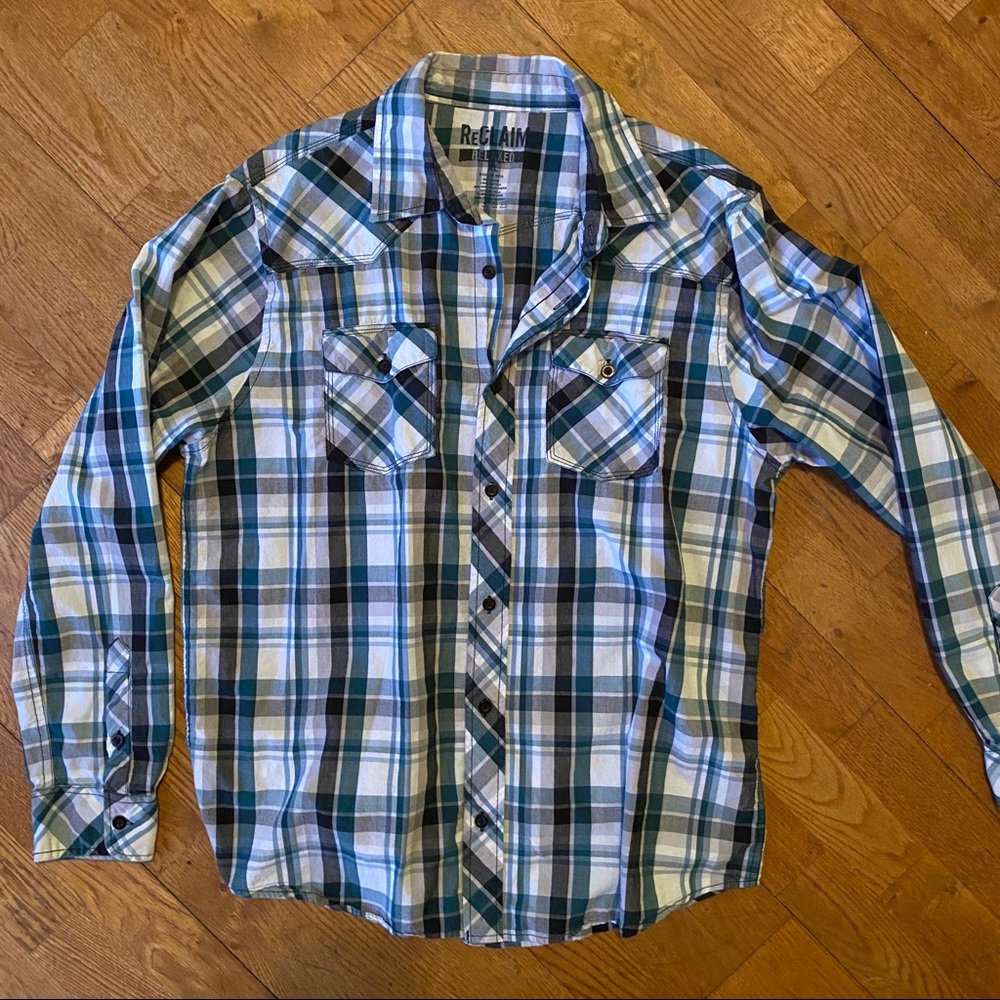 Men’s button down flannel NWOT